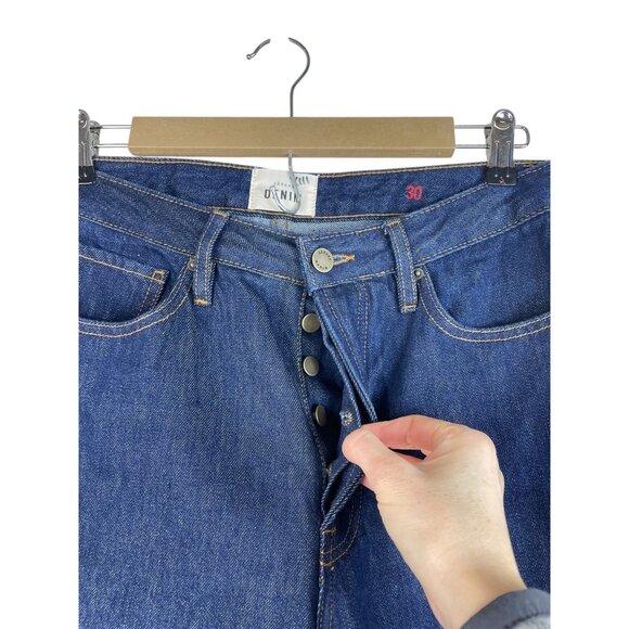 Sézane Womens Brut Sexy Slim-Fit Denim Jeans High-Waisted Size 30 Blue - Picture 7 of 16